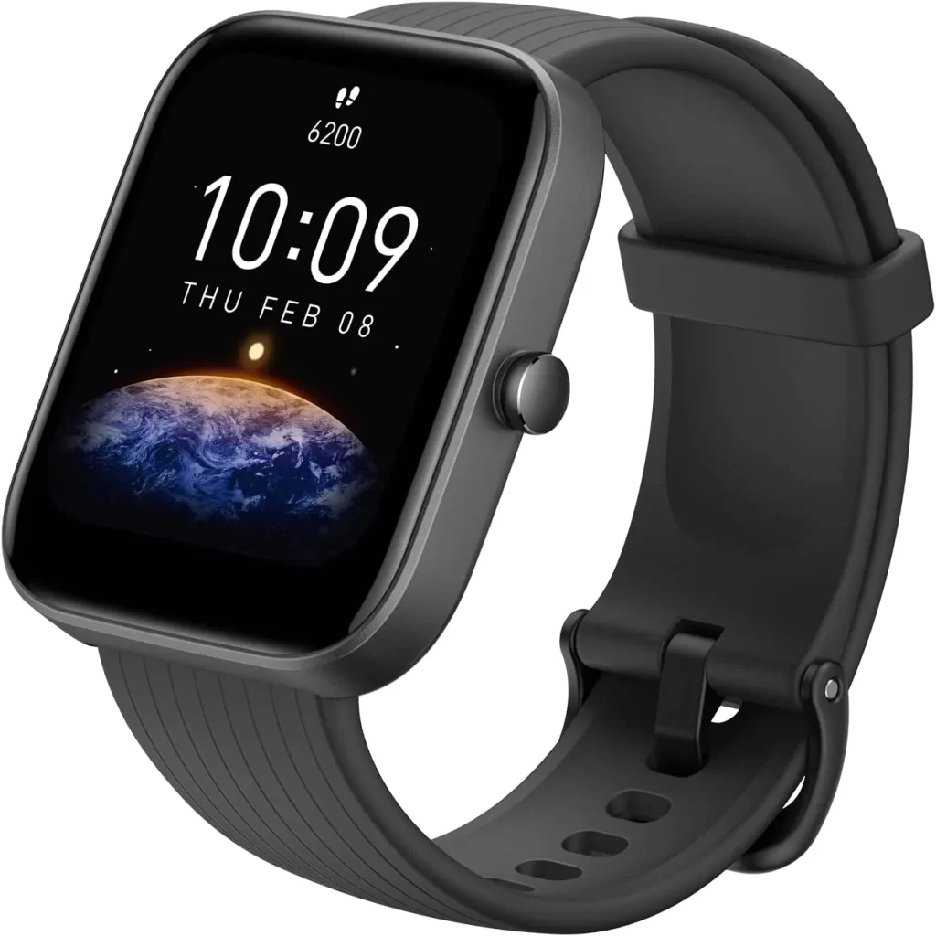 Amazfit Bip 3 Smart Watch for Android iPhone, Health Fitness Tracker, a top pick in our 2023 tech gifts guide for enthusiasts
