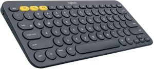 Logitech K380 Multi-Device Bluetooth Keyboard - - Convenient typing with this tech gift