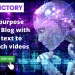 Pictory AI-powered video editor interface